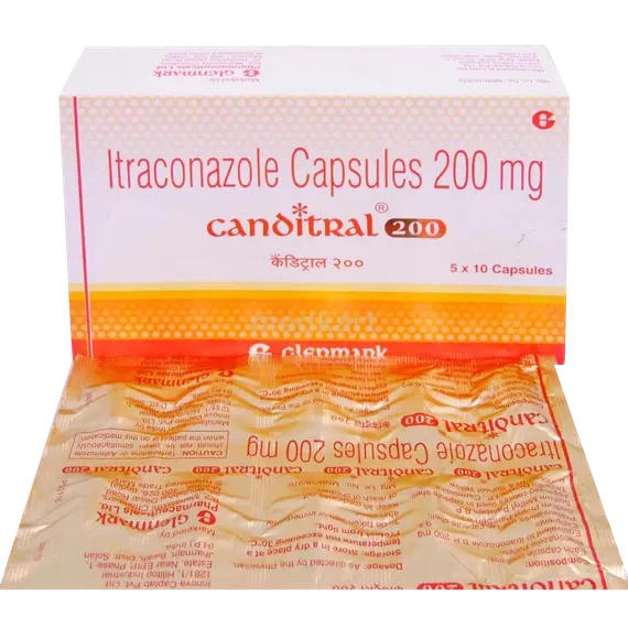 canditral 200mg capsule 10's